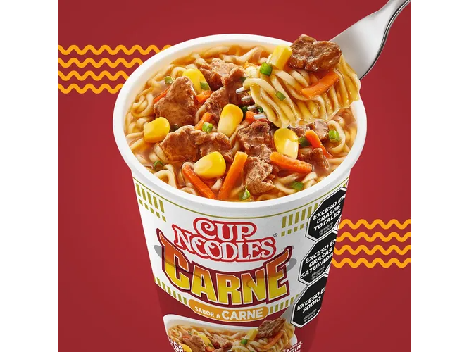 NISSIN CUP NOODLES CARNE 24 X68G
