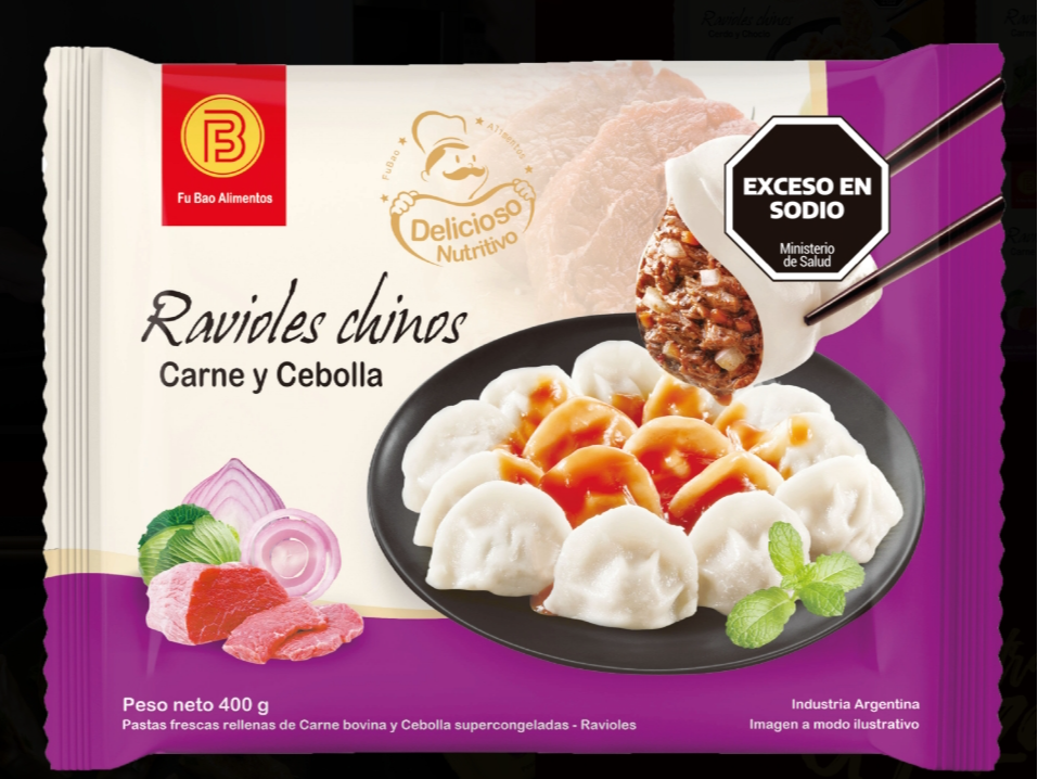Ravioles de carne y acelga  x400g