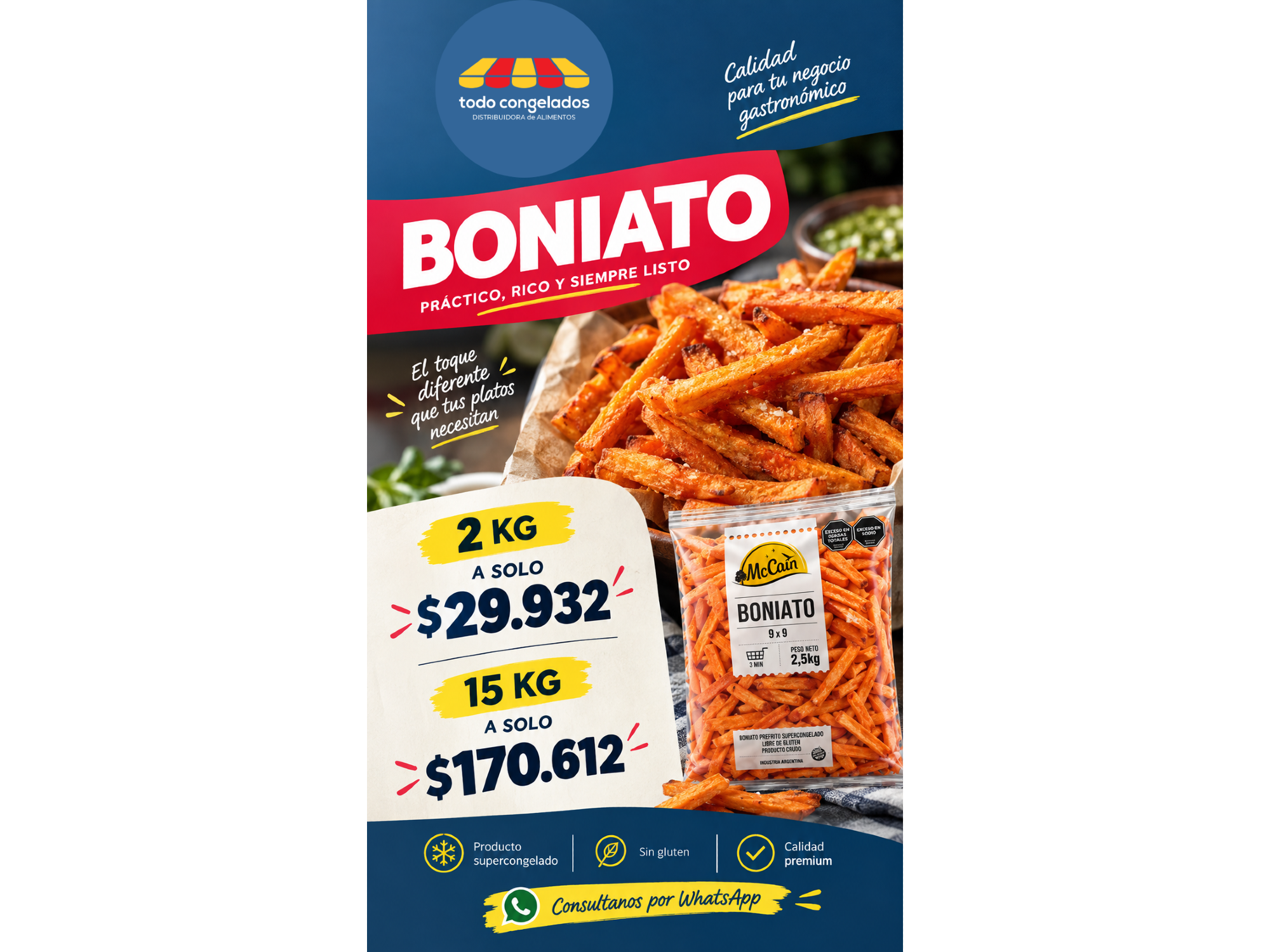 BONIATO MCCAIN 6B X 2.5KG