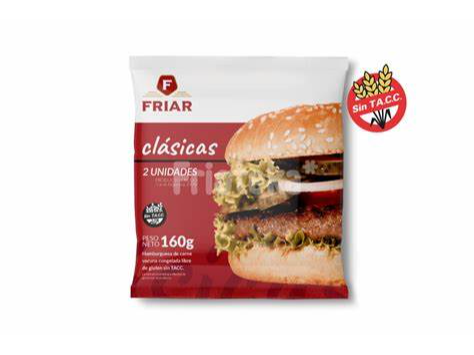 Hamburguesas 30x2x80gr FRIAR