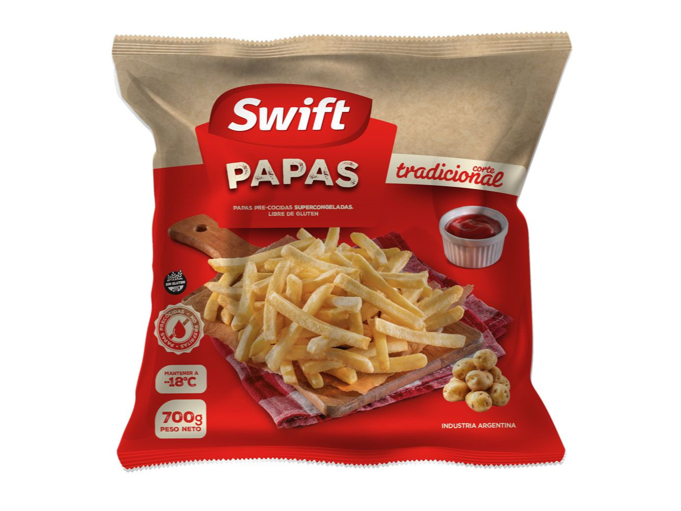 PAPA CORTE TRADICIONAL 14x700g SWIFT