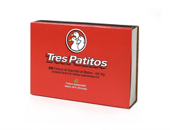 Fosforos caja 200u Tres Patitos Madera