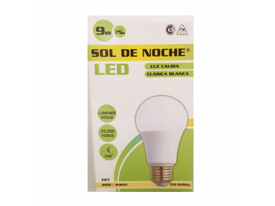 Lampara Led 9w sol de noche