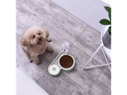 Comedero y bebedero botella automático