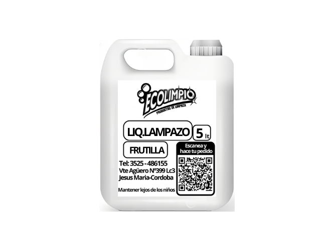 Liquido P/ Lampazo Frutilla