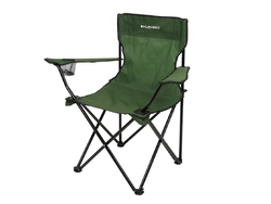 Silla camping plegable director verde militar