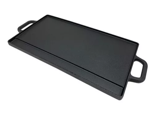 Plancha y grill doble de hierro 43 cm