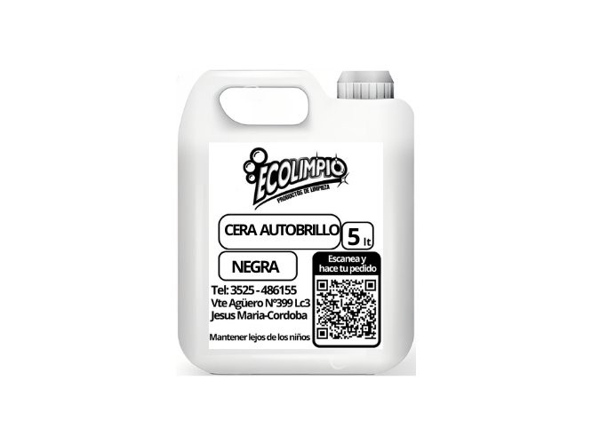 Cera P/ Pisos Autobrillo Negro 1L