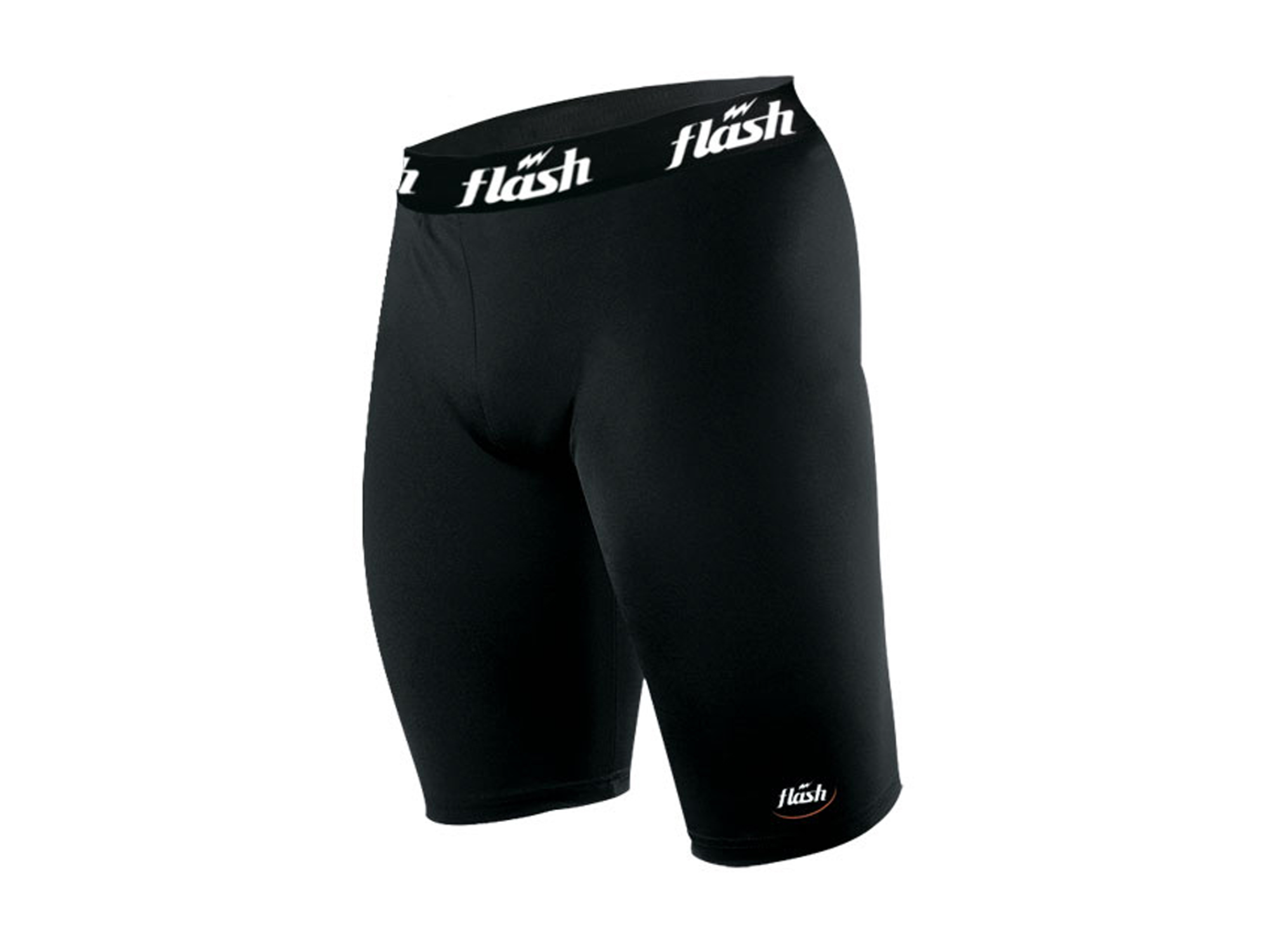 Bermuda Spandex Hombre Negro FLASH