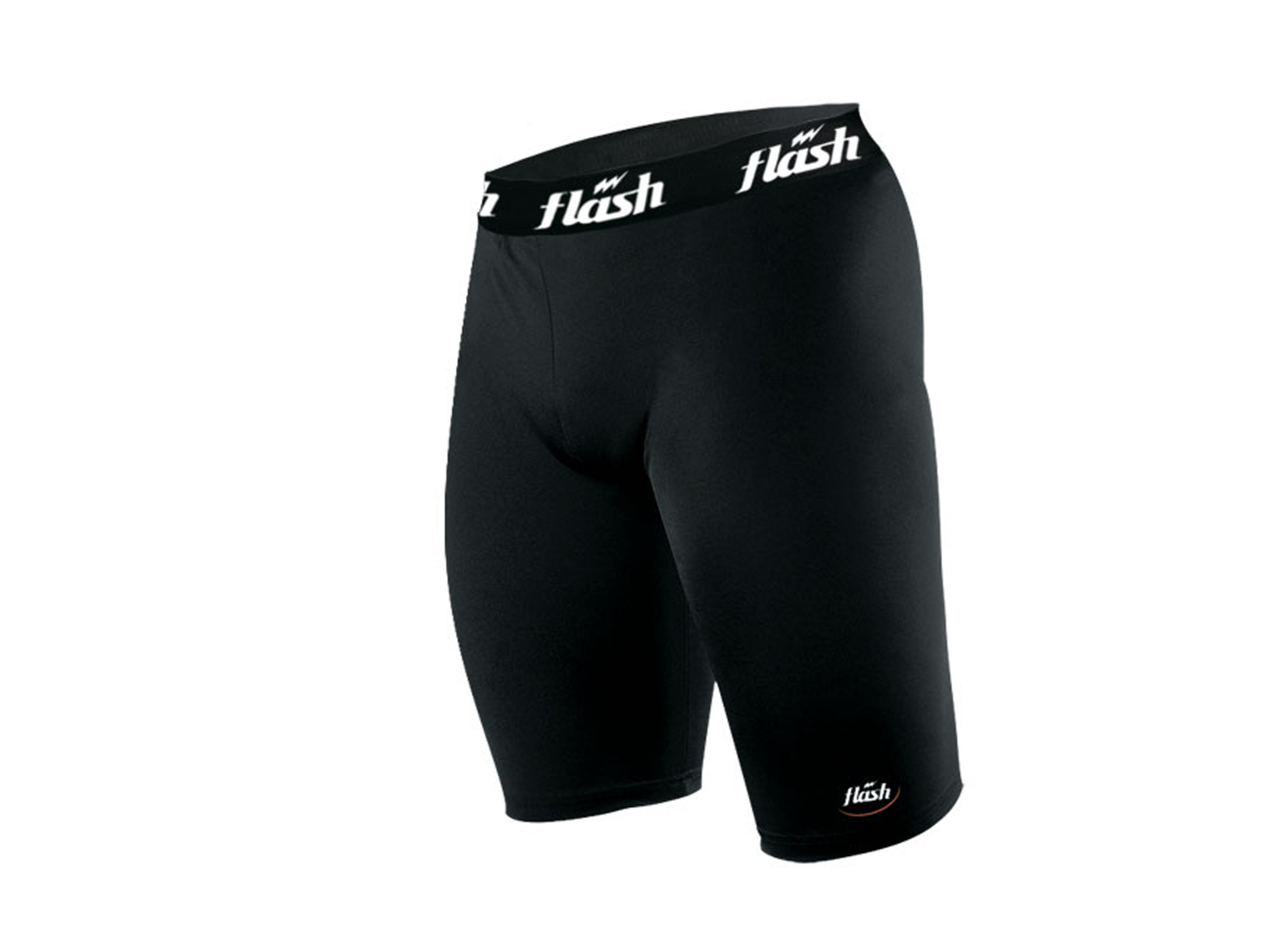 Bermuda Spandex Hombre Negro FLASH