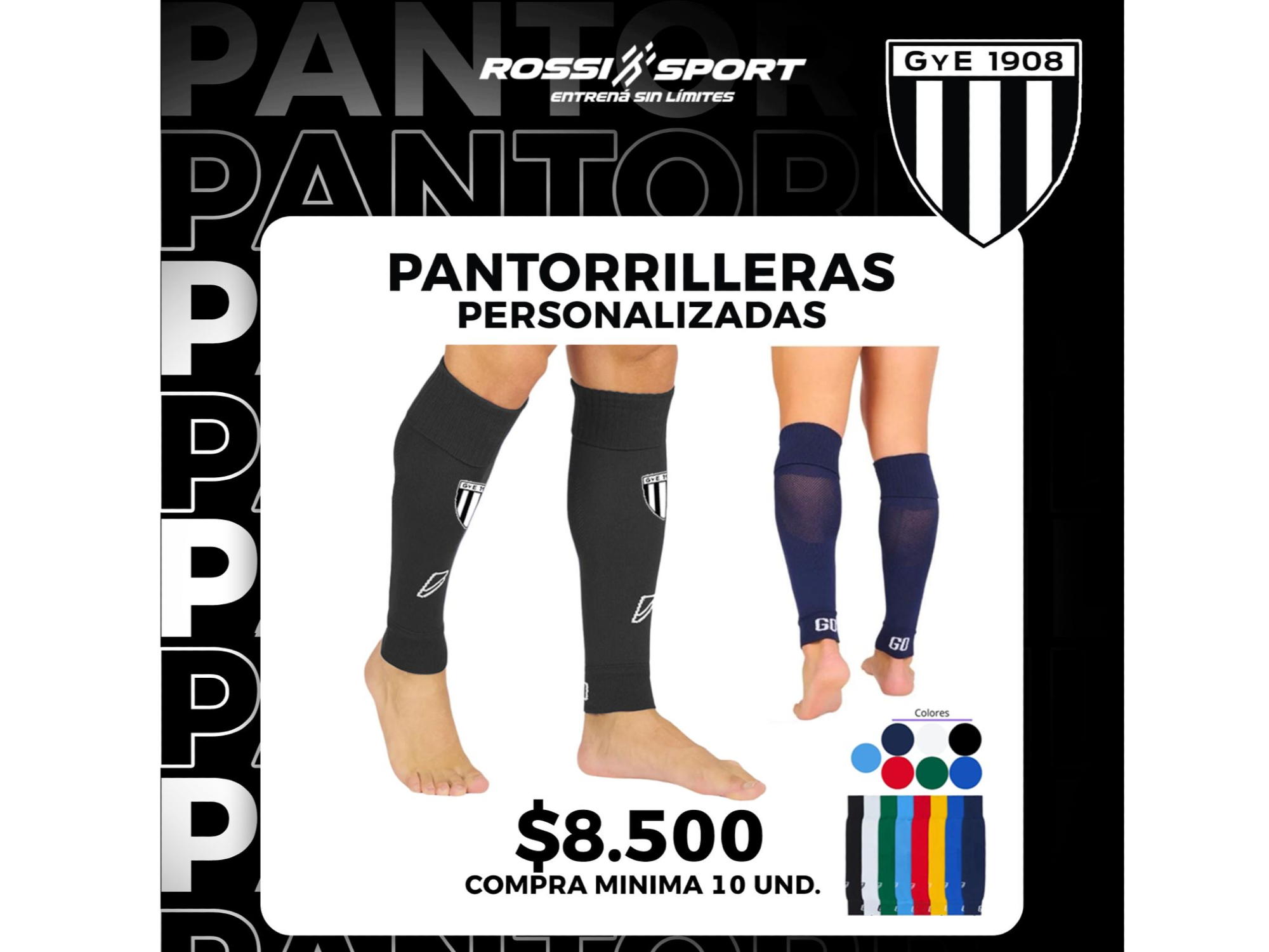 PANTORRILLERAS PERSONALIZADAS