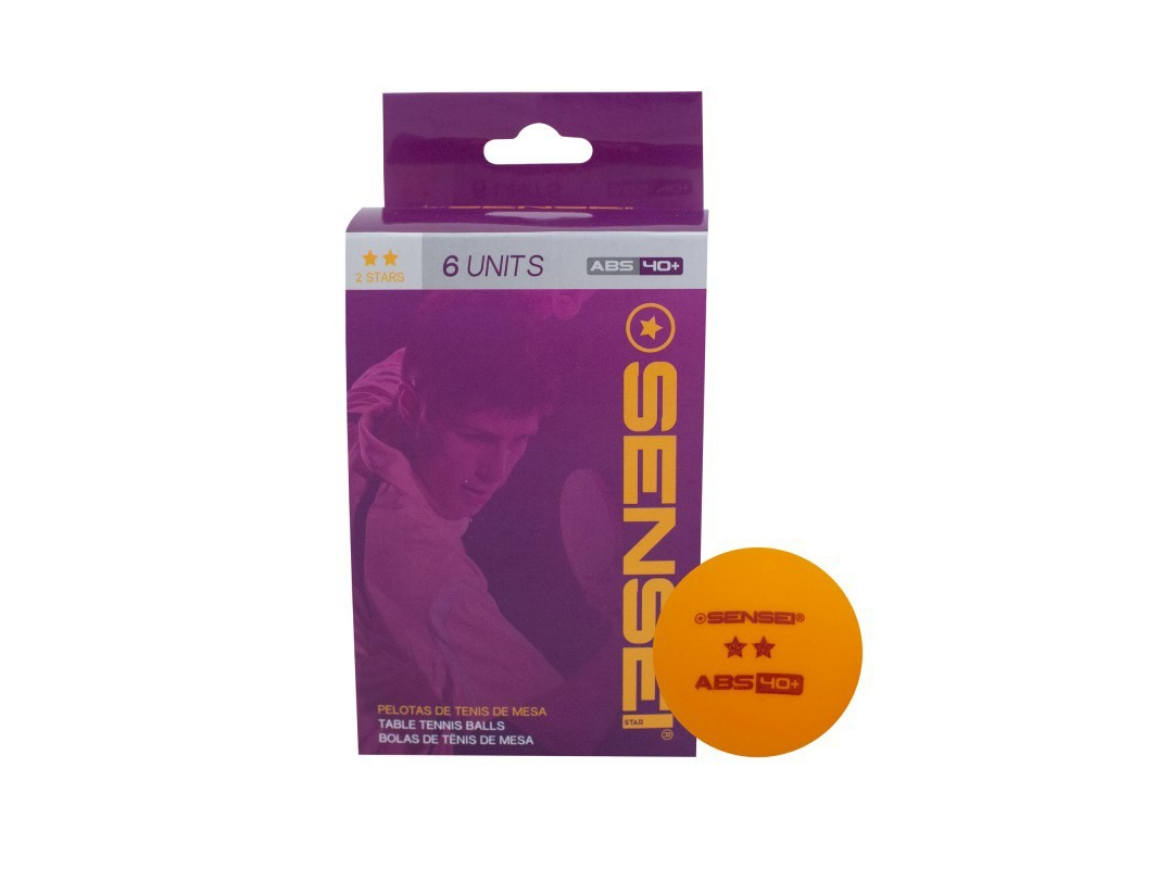 Pelota De Ping Pong 2 Star X 6 | Sensei®