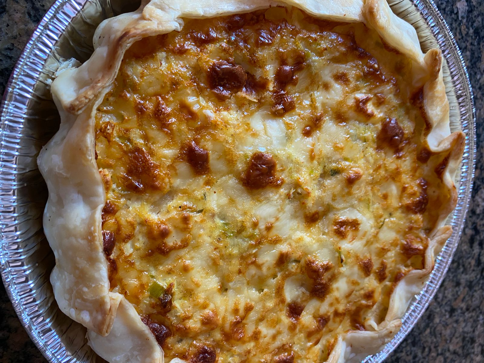 Tarta de Espinaca y Calabaza