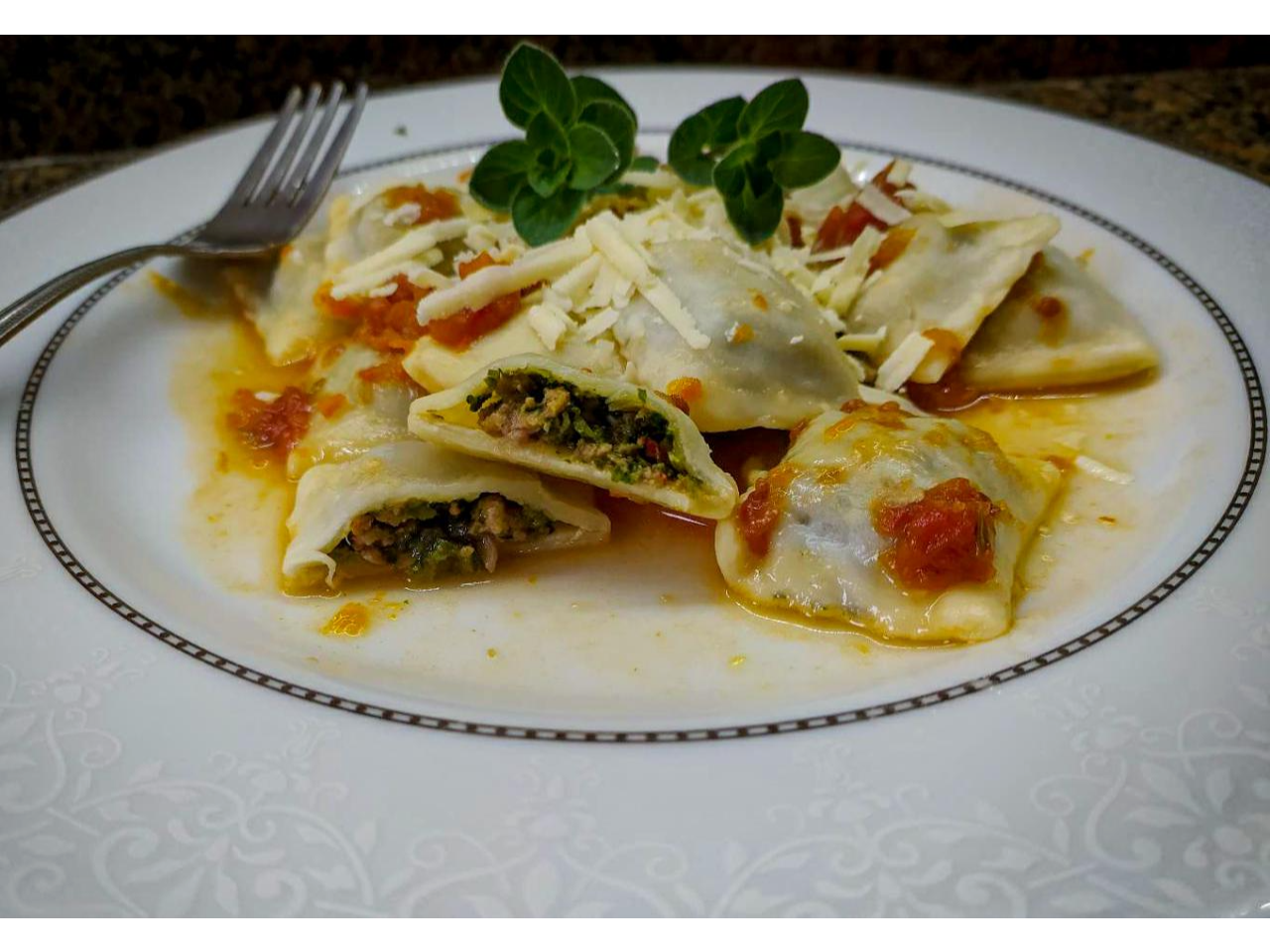 Ravioles de Ternera y Espinaca 1k aprox 56 unidades