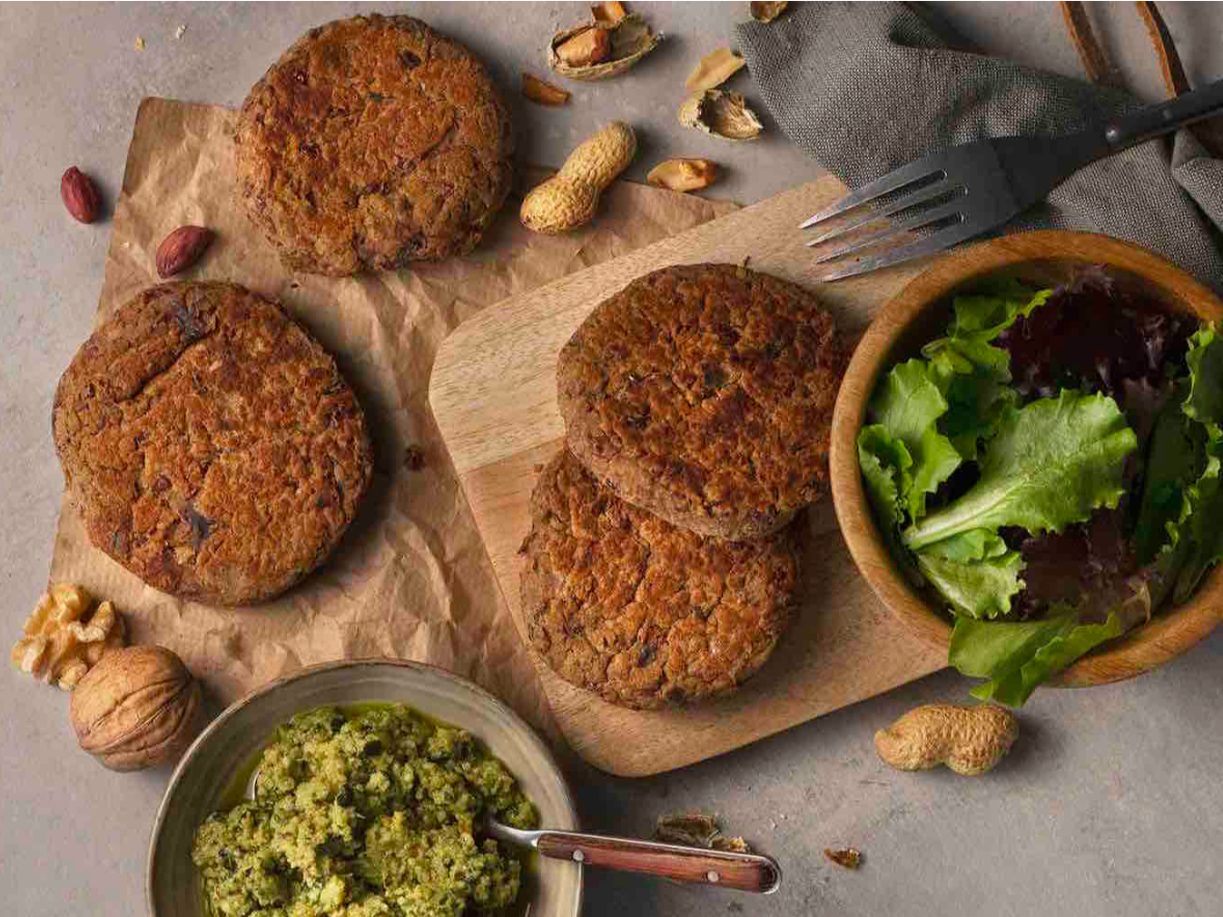 Hamburguesas  vegetarianas
