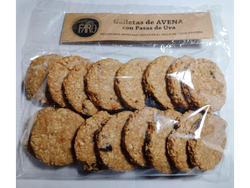 GALLETAS DE AVENA CON PASAS DE UVA X 200 GR