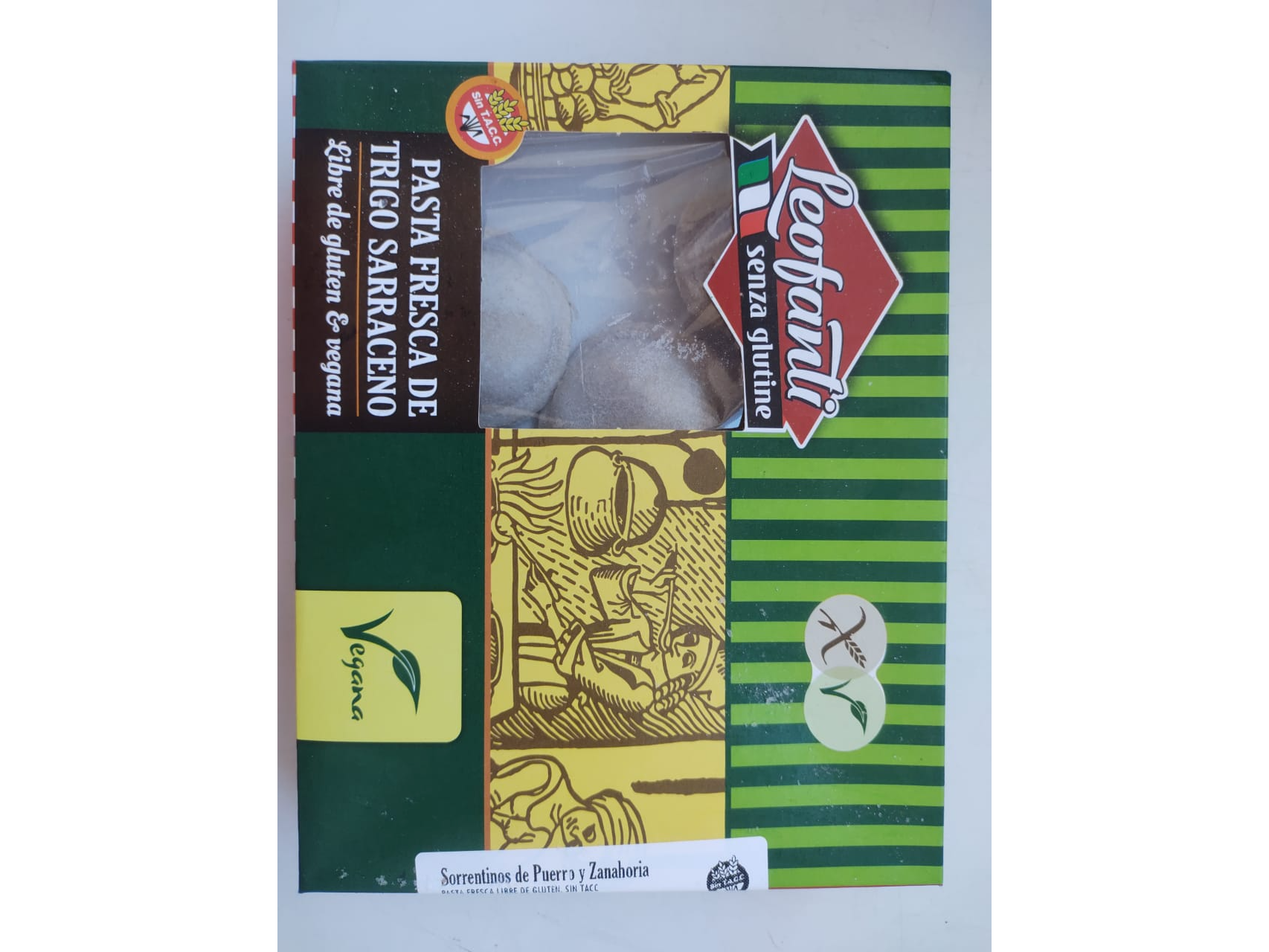 SORRENTINOS VEG PUERRO Y ZANAHORIA X 370GR