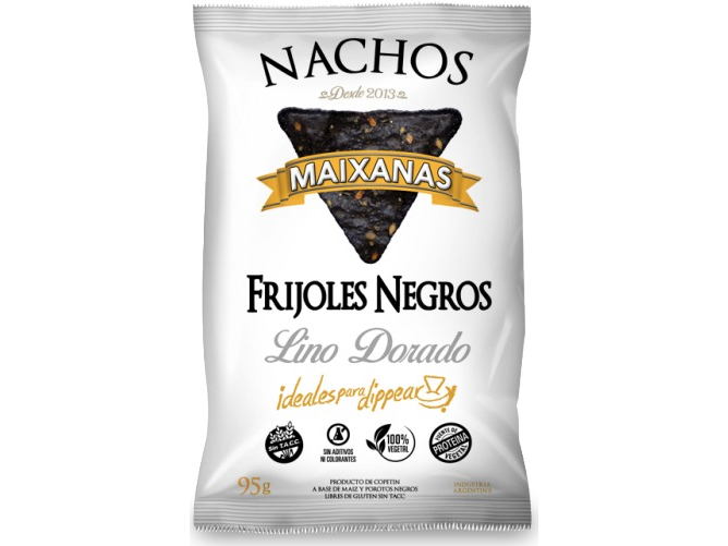 NACHOS DE MAIZ - FRIJOLES NEGROS X 95 GR