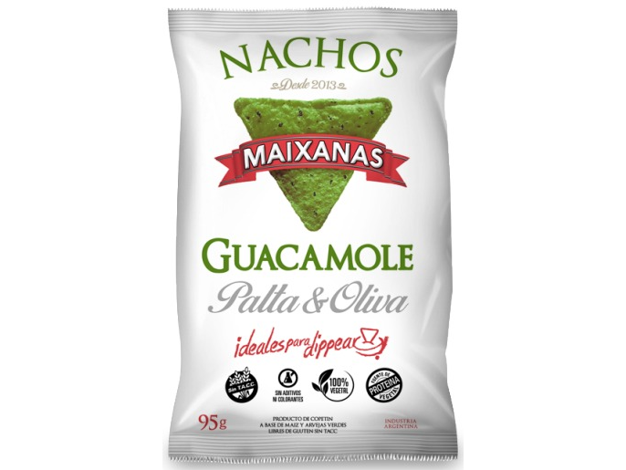 NACHOS DE MAIZ - GUACAMOLE X 95 GR