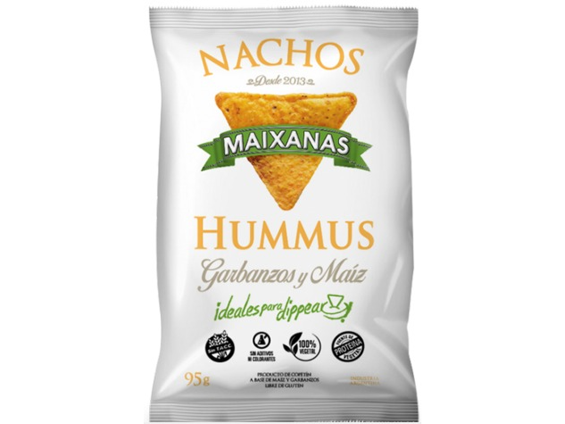 NACHOS DE MAIZ - HUMUS X 95 GR