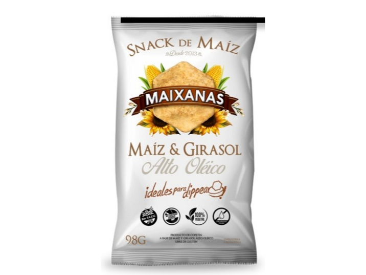 NACHOS DE MAIZ - MAIZ Y GIRASOL X 95 GR