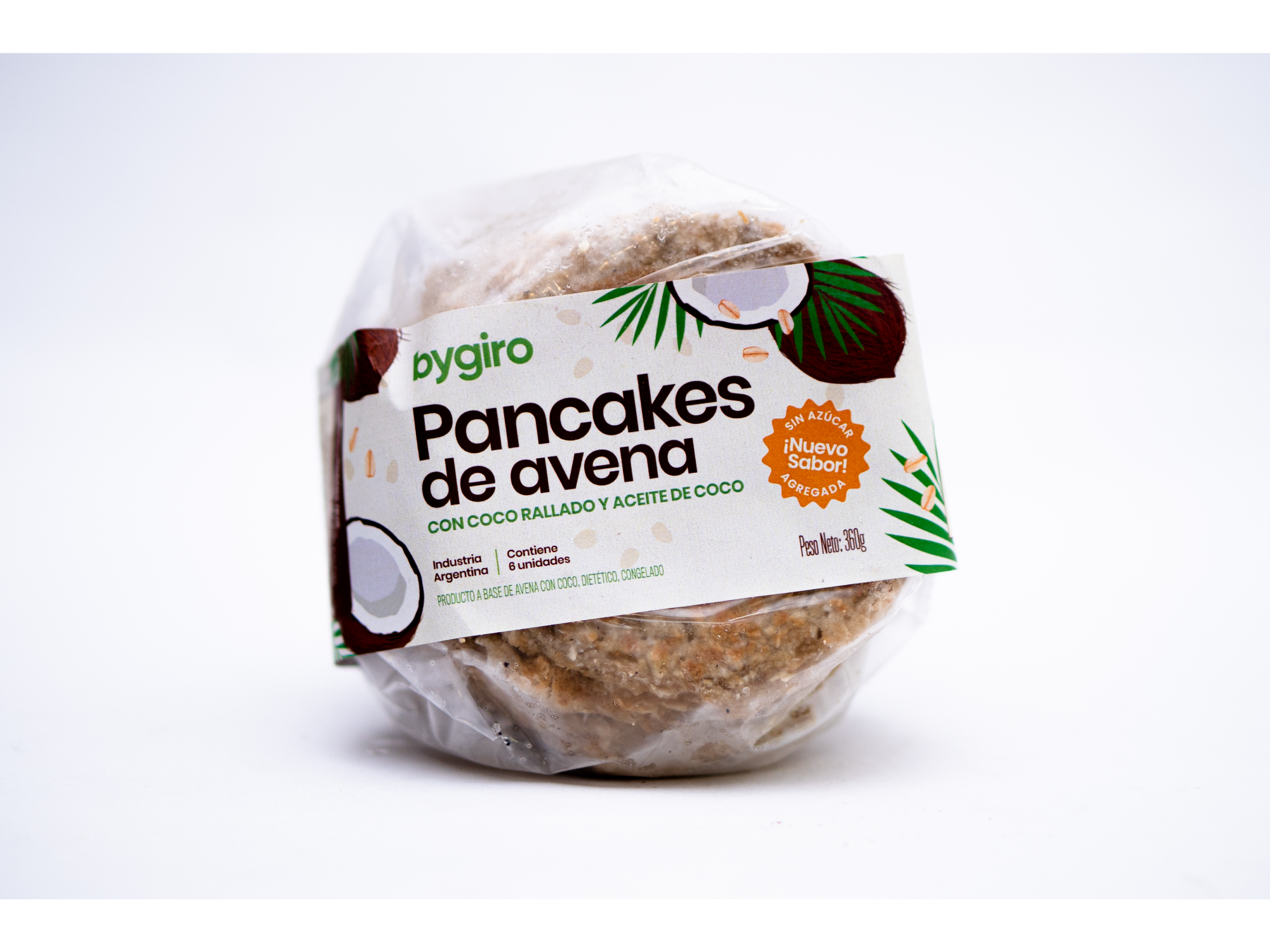 PANCAKES DE AVENA - COCOX 6 UNIDADES