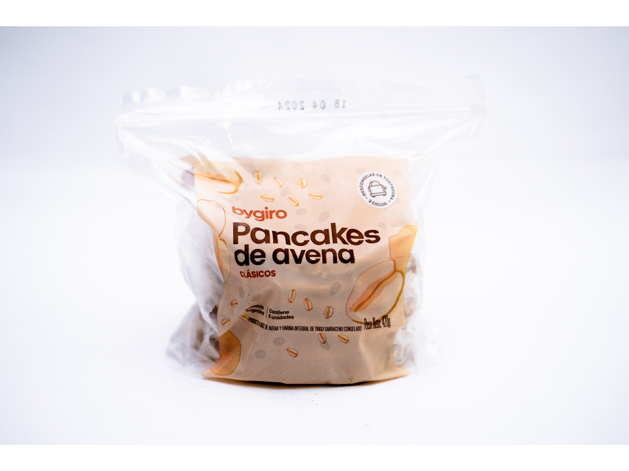 PANCAKES DE AVENA - CLASICO  X 6 UNIDADES