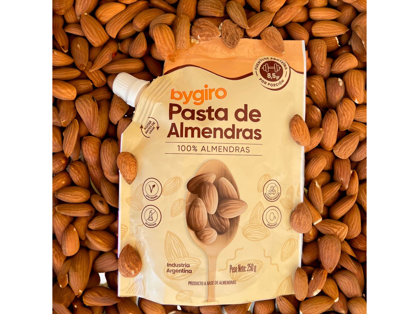 PASTA DE ALMENDRA X 250 GR