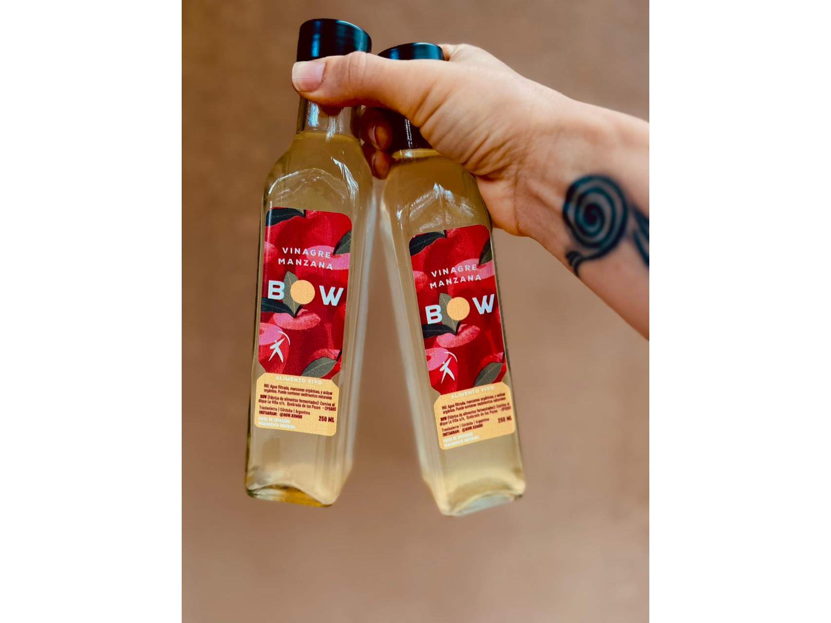 BOW VINAGRE DE MANZANA 250 ML
