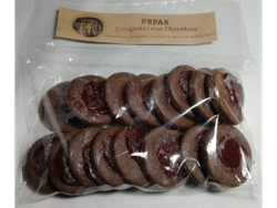 PEPAS INTEGRALES DE CHOCOLATE CON MEMBRILLO X 200 GR