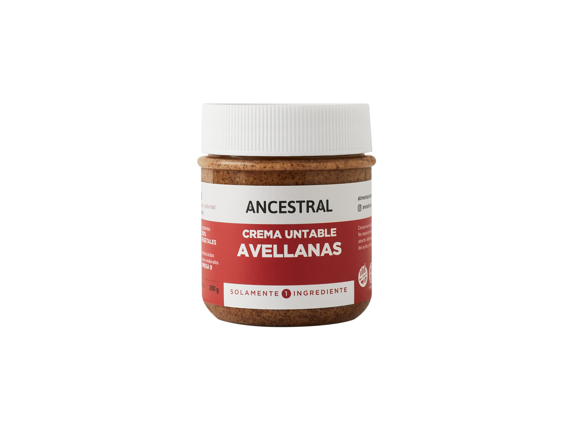 ANCESTRAL PASTA DE AVELLANAS X 200 GR