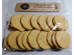 GALLETAS DE MAIZ CON LIMON Y JENGIBRE X 200 GR