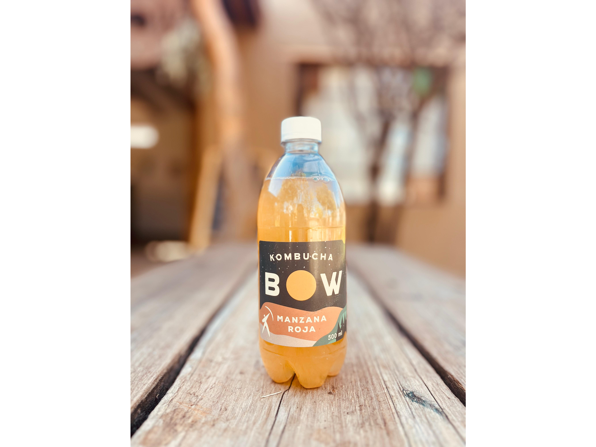BOW KOMBUCHA MANZANA ROJA 500 ML