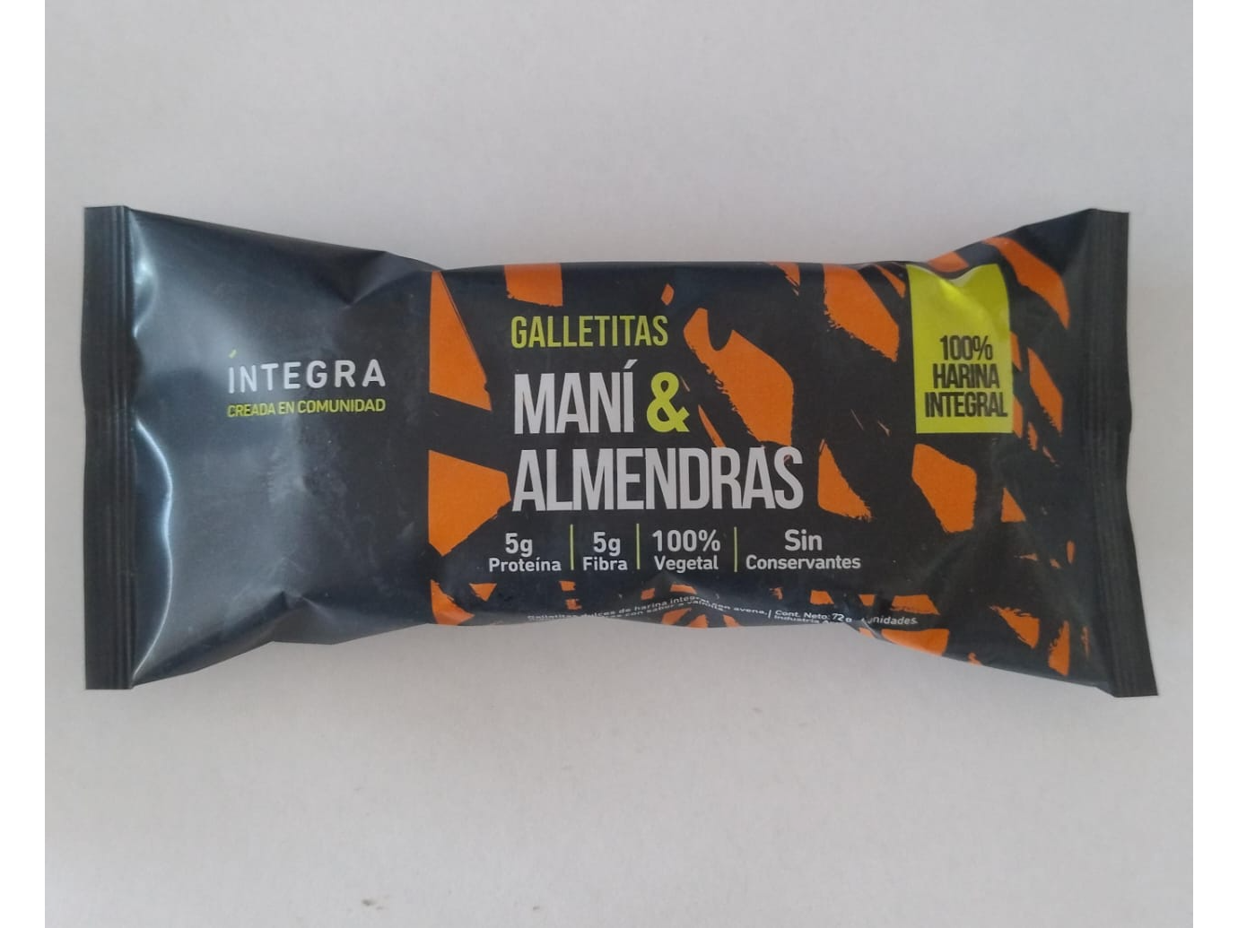 GALLETAS INTEGRA MANI Y ALMENDRA X 72 G