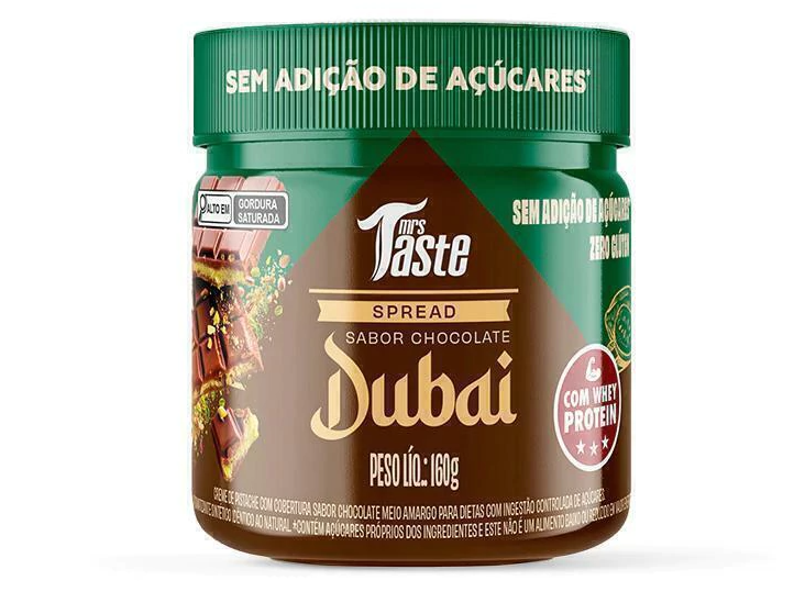 Crema de Chocolate Dubai | Mrs Taste x 160 grs