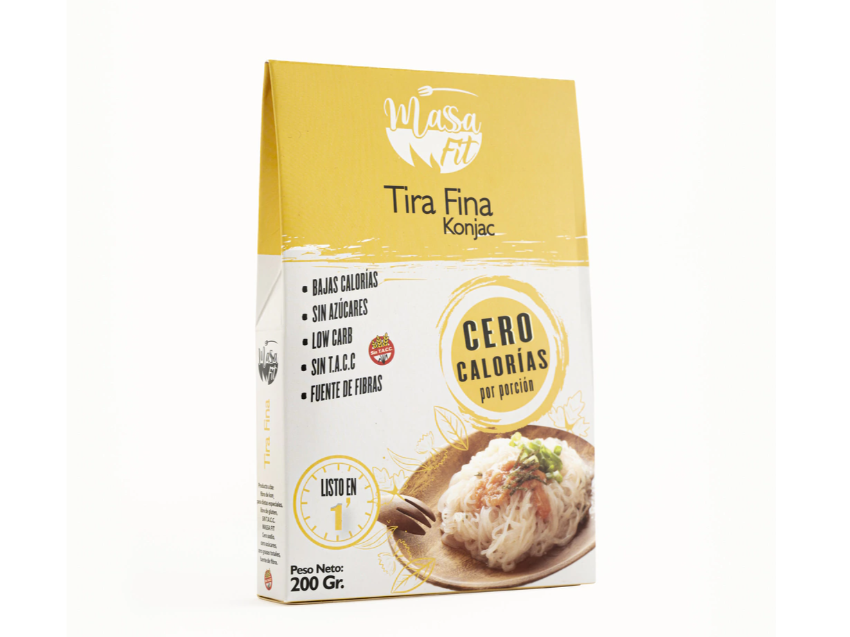 Pasta tira fina cero calorías | Massafit Konjac x 200 grs
