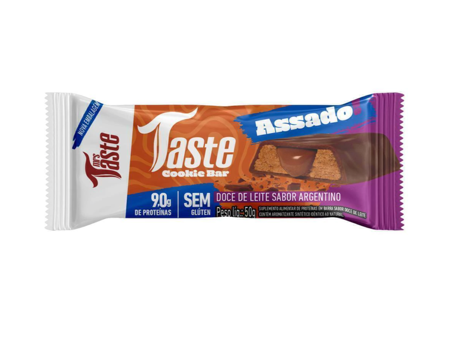 Barra proteica con relleno sabor Dulce de Leche