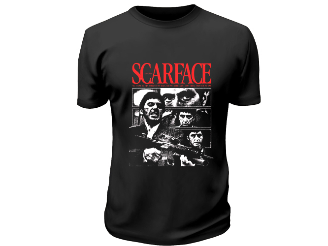 Remera de Algodon scarface 03