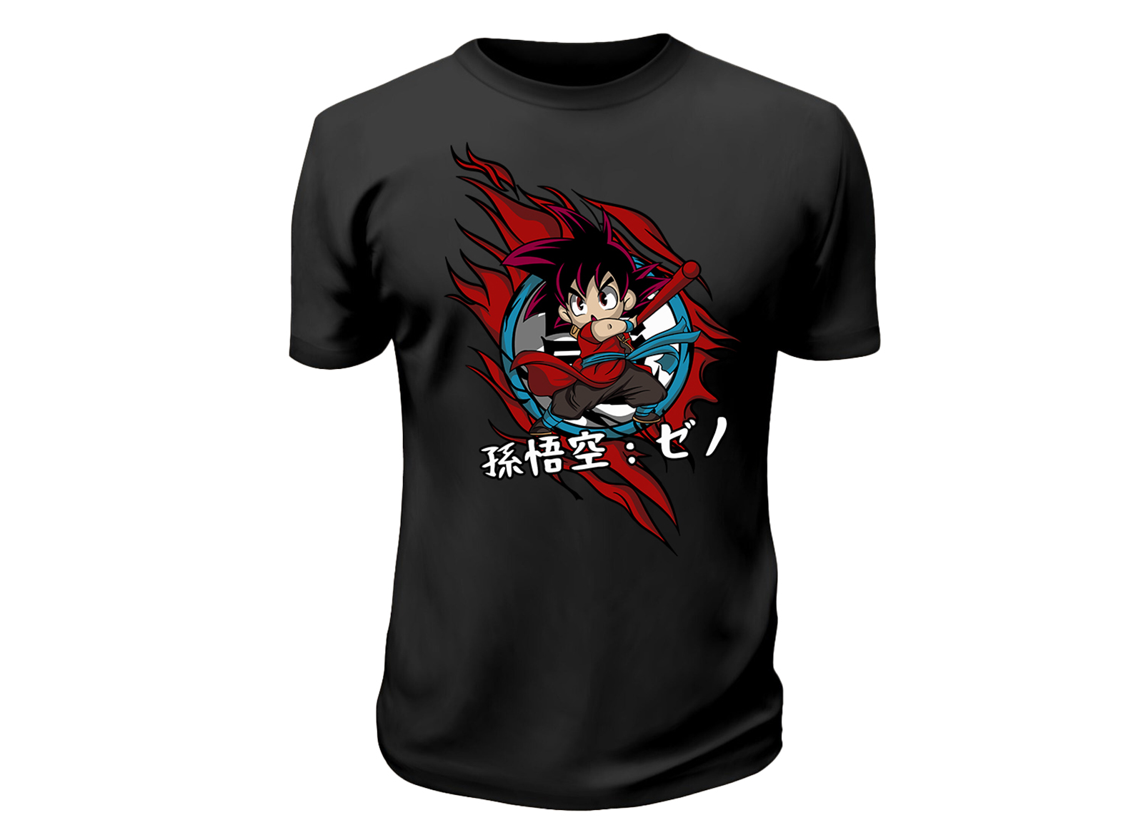 Remera de algodon anime son goku