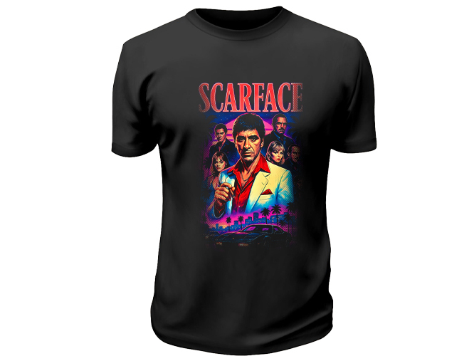 Remera de Algodon scarface 02