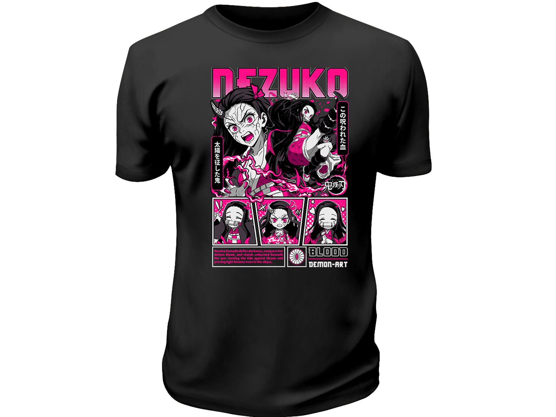 Remera de Algodon Nezuko_02