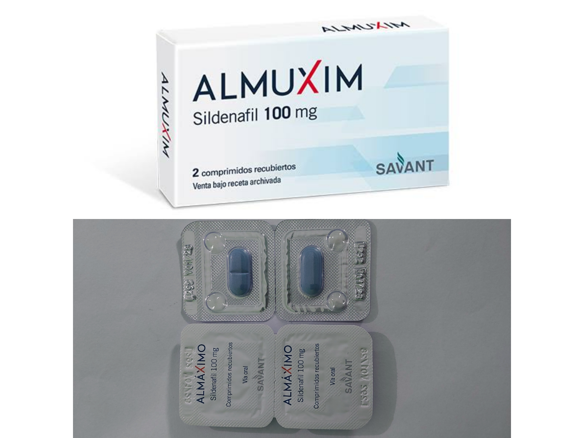 ALMAXIMO SILDENAFIL 100 MG COMPRIMIDOS