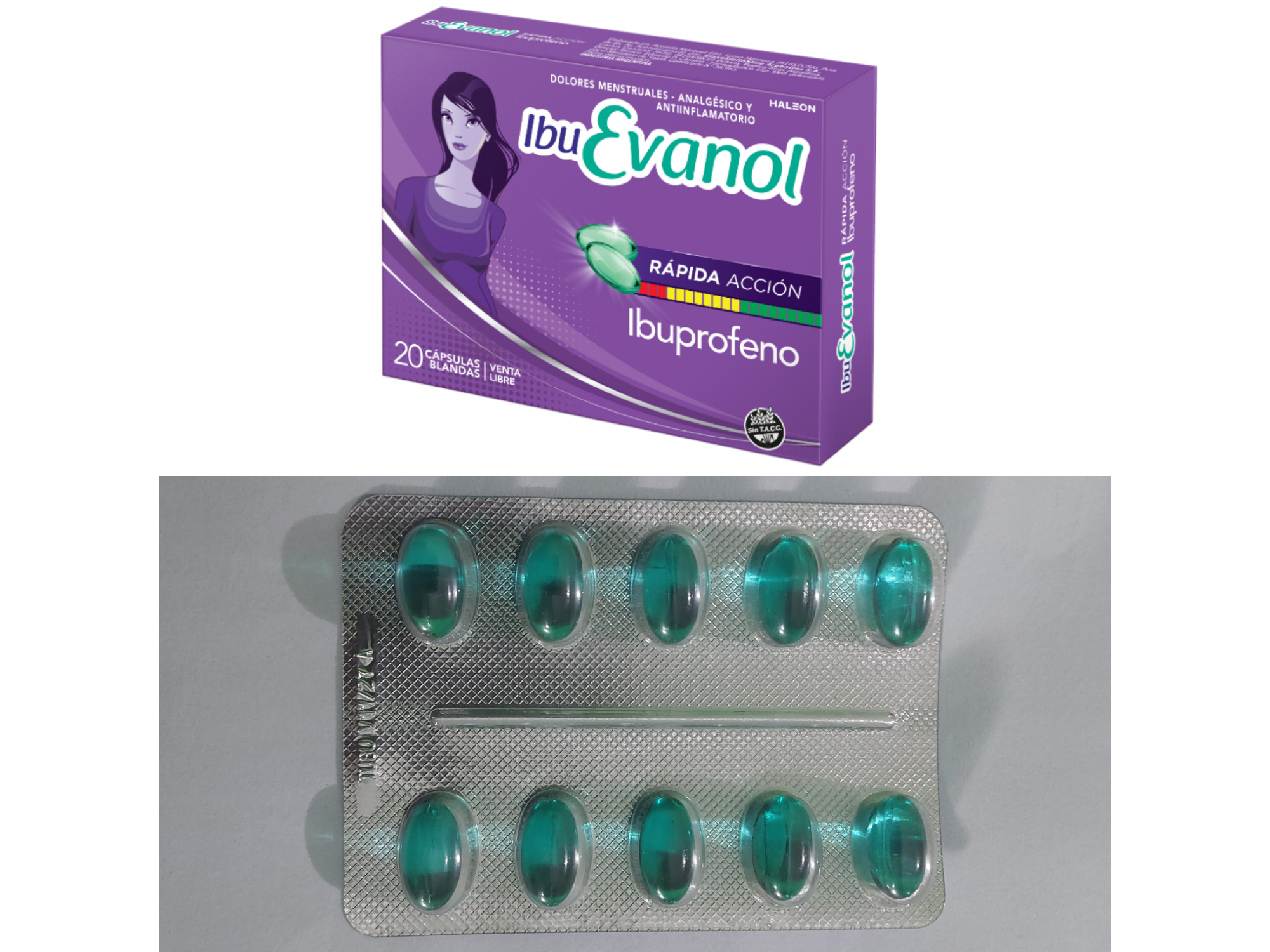 IBUEVANOL 200 MG CAPSULAS RAPIDA ACCION