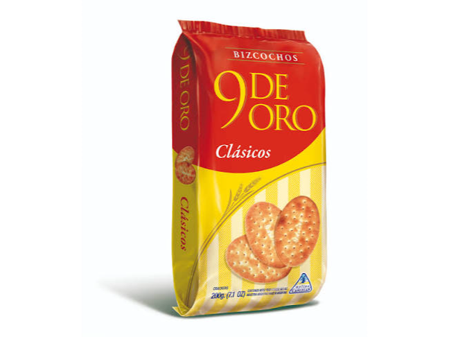 GALLETAS 9 DE ORO CLASICAS X 200 GR
