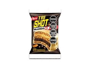 ALFAJOR TRISHOT TRIPLE BLANCO X 60 GR