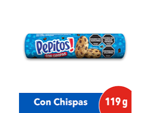GALLETAS PEPITOS CON CHISPAS X 119 GR