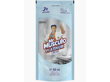 LIMPIADOR MISTER MUSCULO VIDRIOS X 450 ML