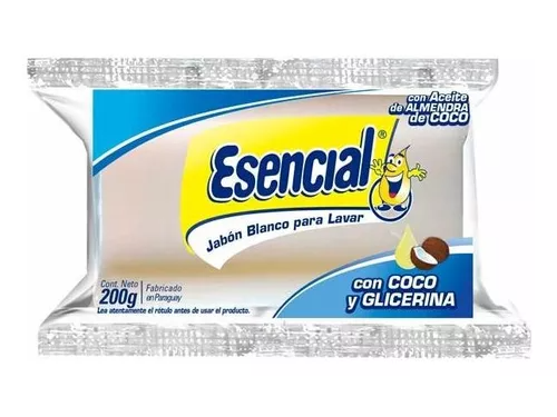JABON EN PAN BLANCO ESENCIAL X 200 GR