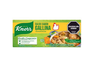 CALDOS KNORR GALLINA X 12 UN