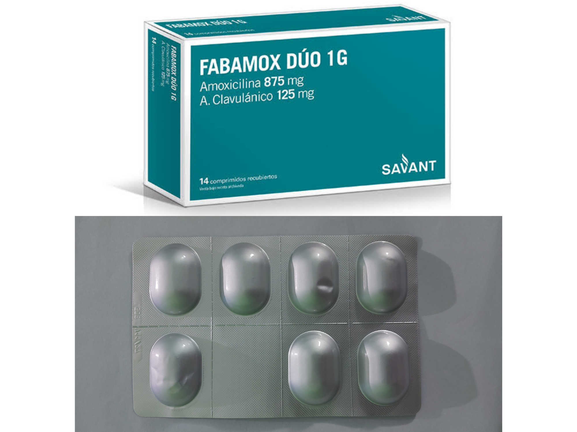 AMOCLAV DUO COMPRIMIDOS FABAMOX DUO 1G
